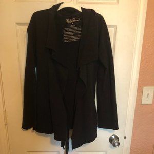 Lucky Brand Open Drape Sweatshirt Jacket